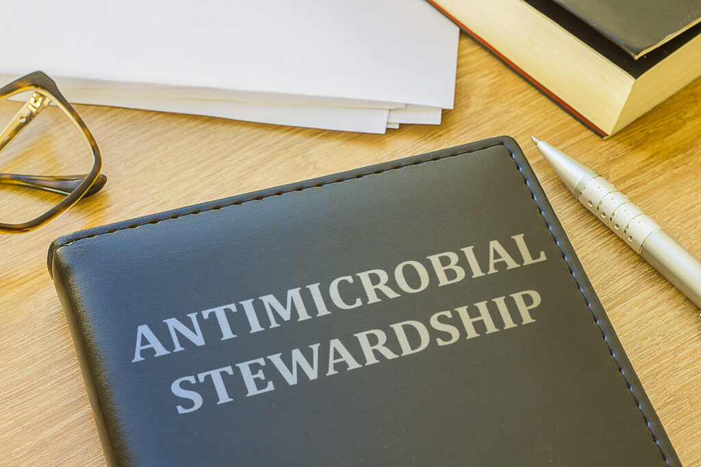 Book about Antimicrobial stewardship (AMS)